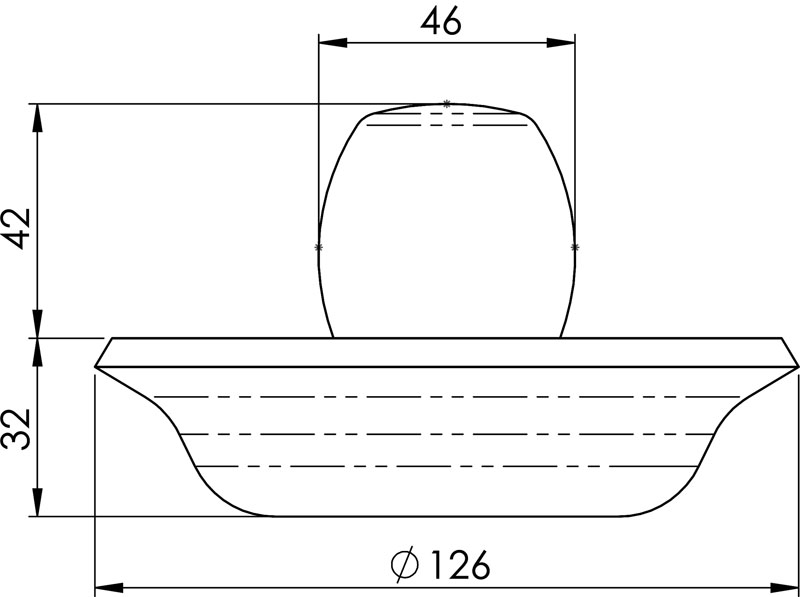 Halteplatte Record H1080