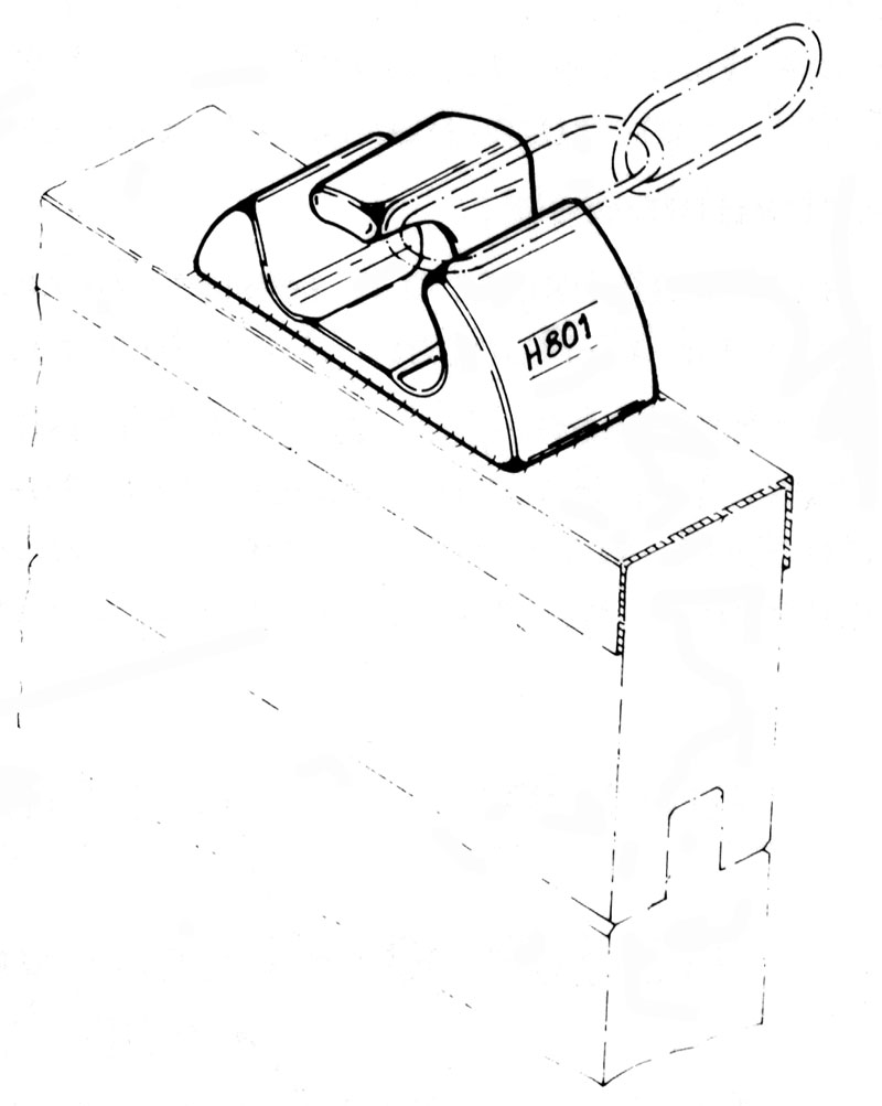 Kettenhalter Rapid H801
