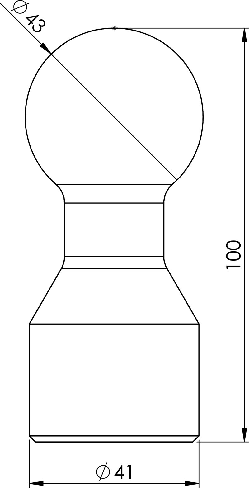 Anschweisszapfen Record H600