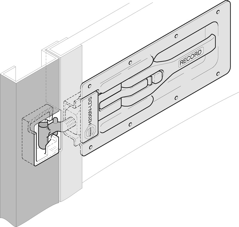 Einbauspannverschluss Record H206N-LF