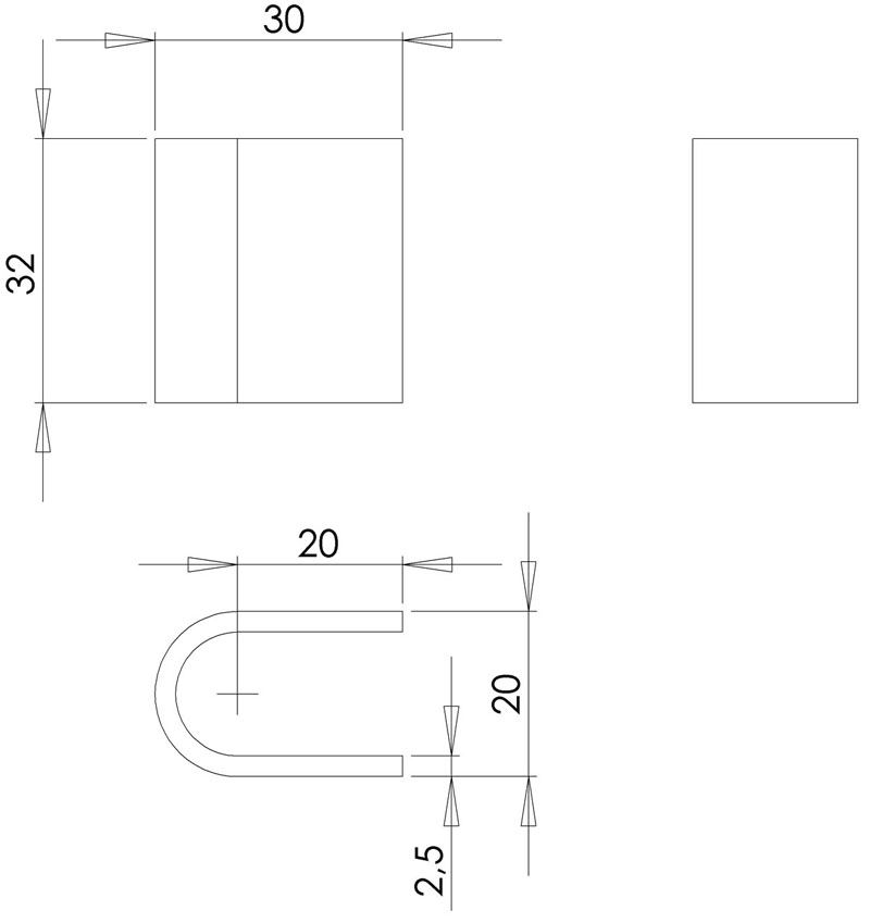 Gegenhalter H400 zum Anschweissen