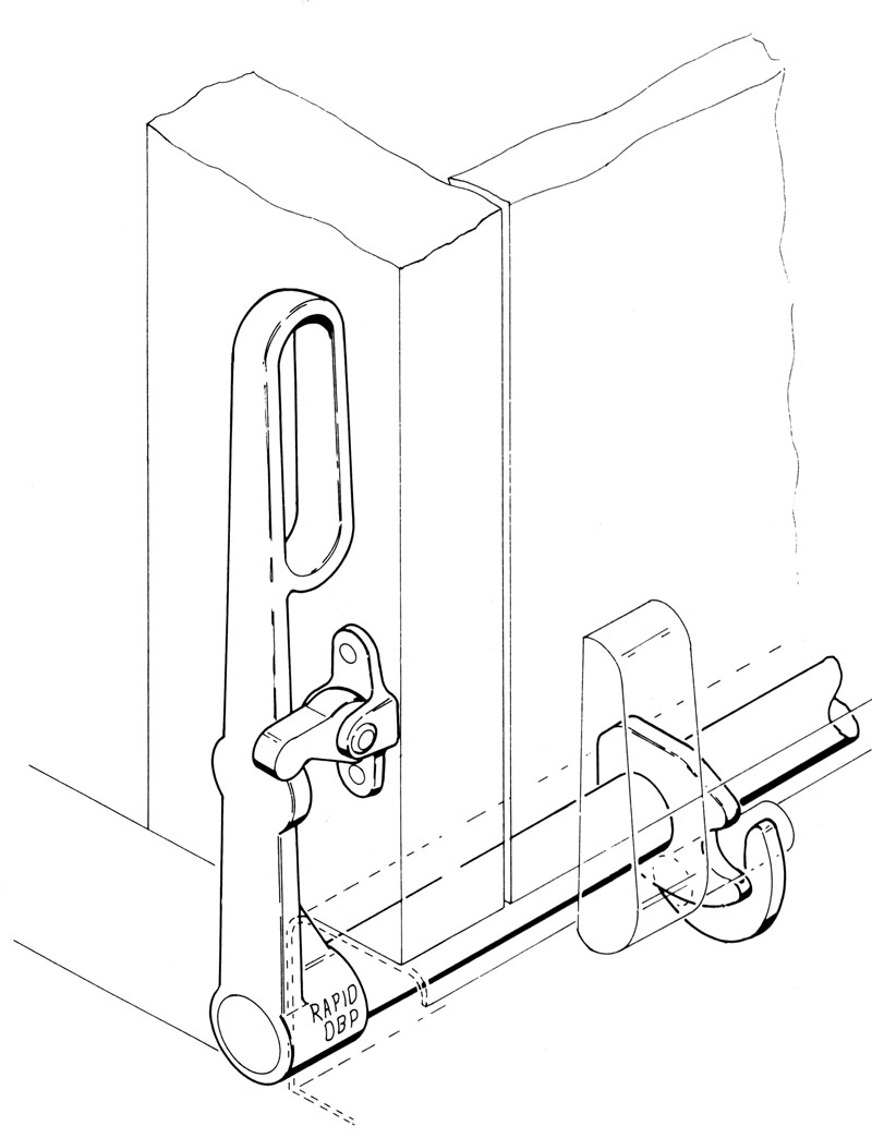 Bedienungshebel Rapid H119E / H120A