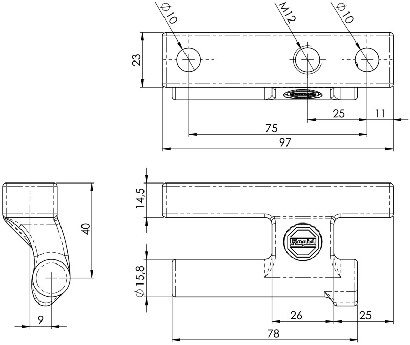Scharnierbolzen Rapid H871K/24