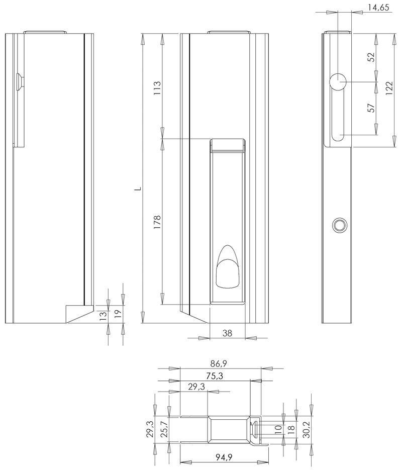 Langwegverschluss H400 Typ 411-11