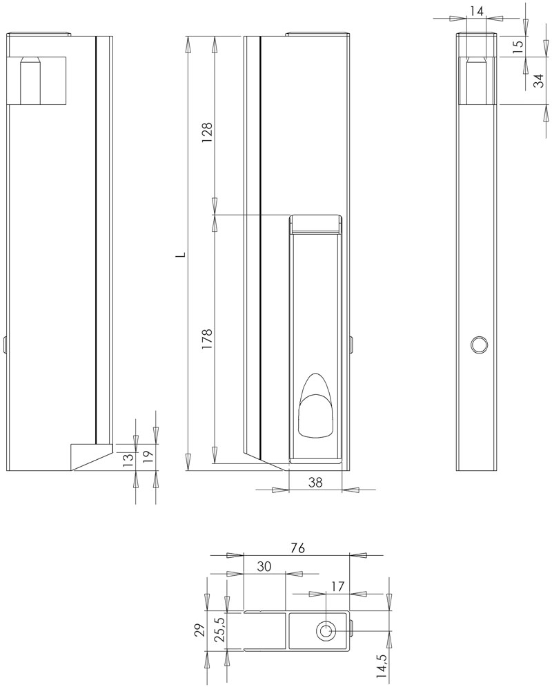 Langwegverschluss H400 Typ 413-01